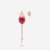 ASYMMETRIC HAPPY FROG EARRINGS